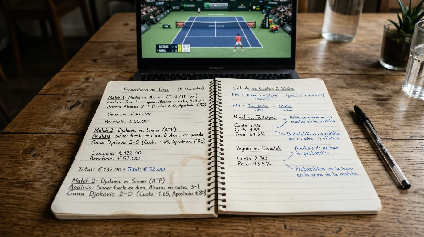Cálculo de probabilidad y riesgos de apuestas combinadas en Wimbledon