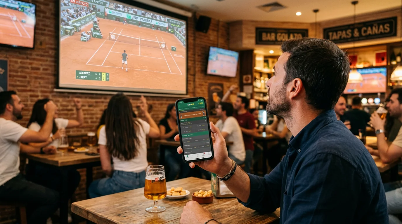 Perfil demográfico del apostador de tenis en España con datos oficiales de la DGOJ