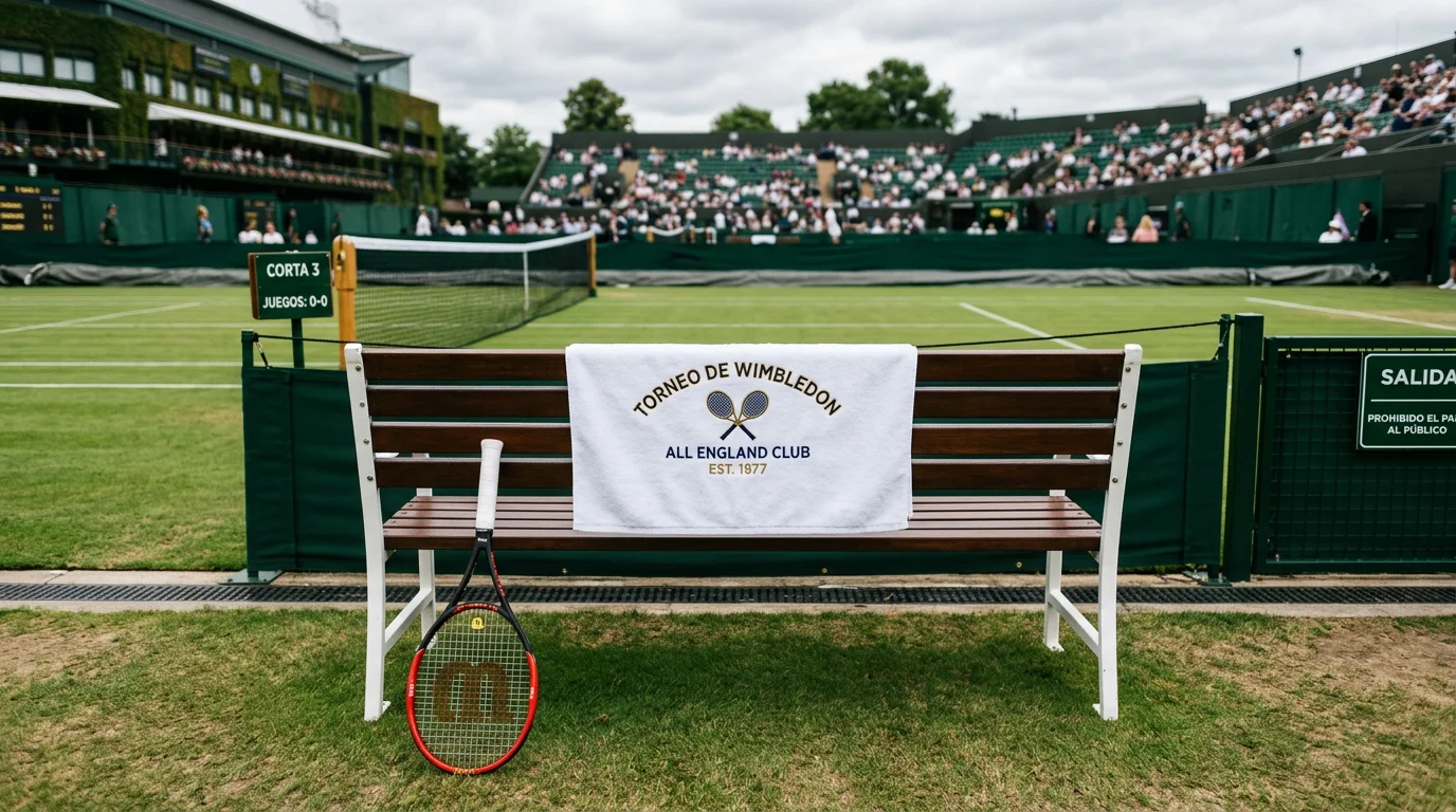 Reglas de apuestas cuando un jugador se retira durante un partido de Wimbledon